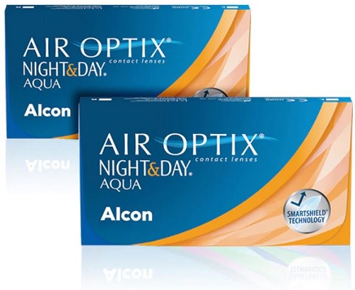 Air optix Night & Day Aqua with SmartShield Technology - Click Image to Close